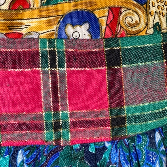 VTG GIRL’S SIZE 5/6 CHRISTMAS DRESS - MADE IN THE USA - Picture 8 of 11